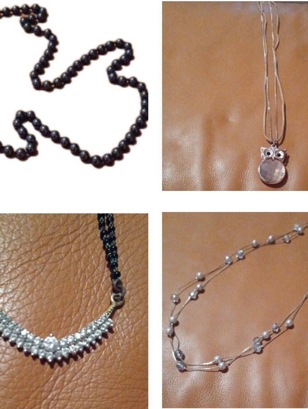 -- Elegant  4 Necklaces Bundle